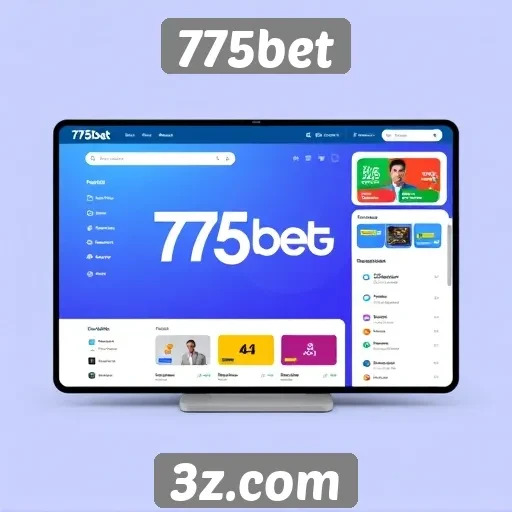 Interface amigável melhora experiência do usuário na 775bet