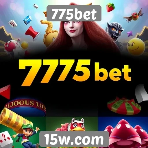 Variedade de jogos disponíveis na 775bet